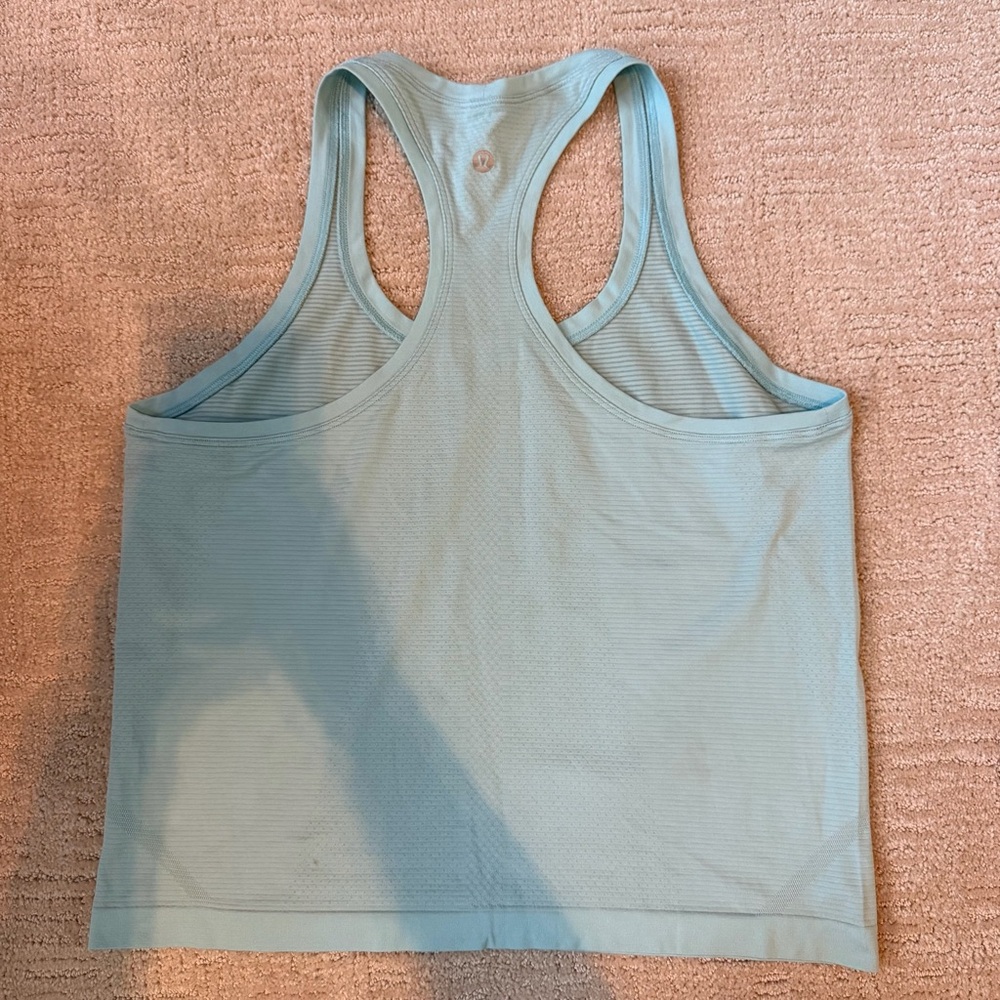 Lululemon Light Blue Racerback Tank Top